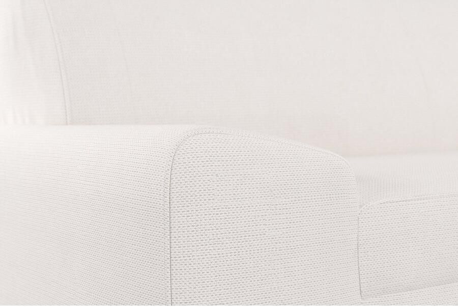 DOMO collection 2 5-zits Anzio kubistisch design platte armleuningen breedte 214cm - Foto 2