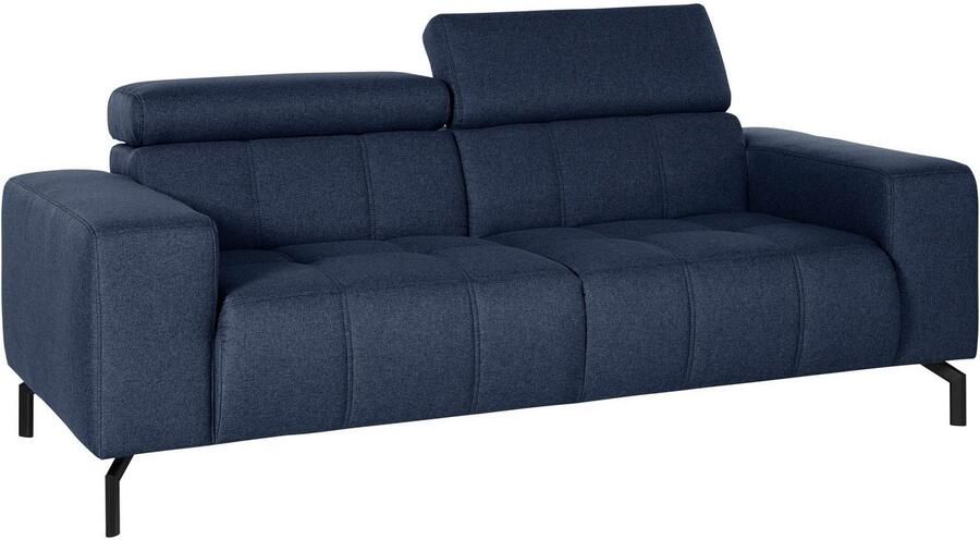 DOMO collection 2-zitsbank Cunelli tijdloos en elegant moderne zitnaden als designelement naar keuze met 6-voudig verstelbare hoofdsteunen stevig zitcomfort - Foto 5