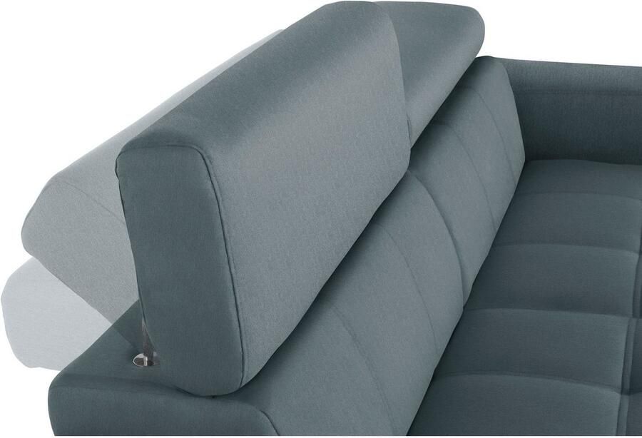 DOMO collection 2-zitsbank Cunelli tijdloos en elegant moderne zitnaden als designelement naar keuze met 6-voudig verstelbare hoofdsteunen stevig zitcomfort - Foto 3