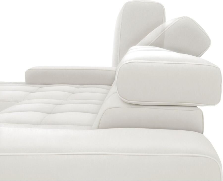 DOMO collection 2 5-zitsbank Cunelli tijdloos en elegant moderne zitnaden als designelement naar keuze met 6-voudig verstelbare hoofdsteunen stevig zitcomfort - Foto 2