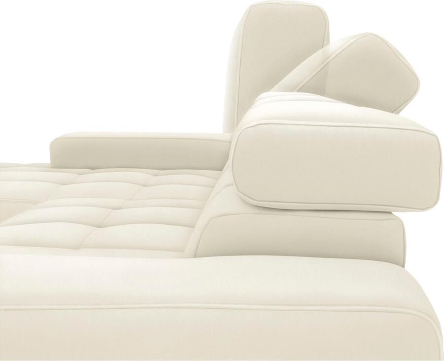 DOMO collection 2-zitsbank Cunelli tijdloos en elegant moderne zitnaden als designelement naar keuze met 6-voudig verstelbare hoofdsteunen stevig zitcomfort - Foto 2