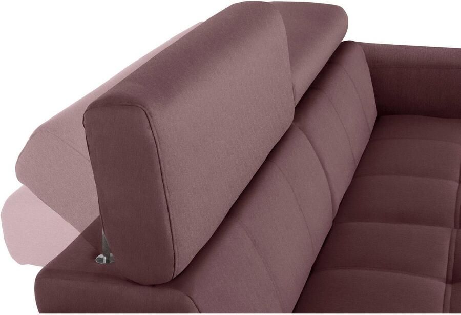 DOMO collection 2-zitsbank Cunelli tijdloos en elegant moderne zitnaden als designelement naar keuze met 6-voudig verstelbare hoofdsteunen stevig zitcomfort - Foto 3