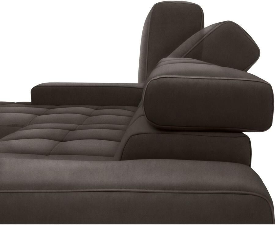 DOMO collection 2-zitsbank Cunelli tijdloos en elegant moderne zitnaden als designelement naar keuze met 6-voudig verstelbare hoofdsteunen stevig zitcomfort - Foto 2