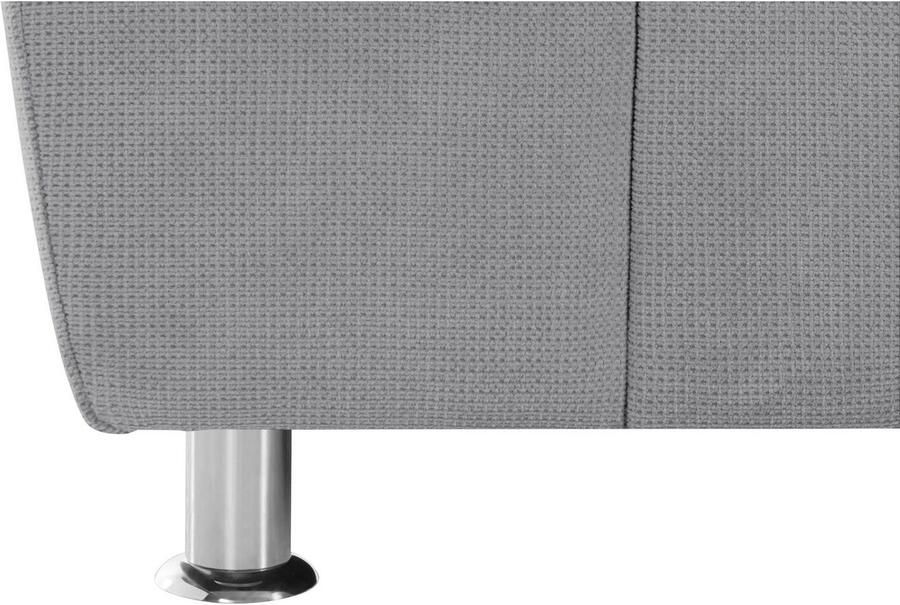 DOMO collection 2-zitsbank Franzi tijdloos & elegant moderne zittingstikking naar keuze met verstelbare hoofdsteun inclusief sierkussen - Foto 2