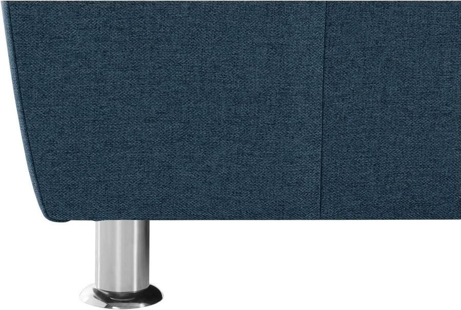 DOMO collection 2-zitsbank Franzi tijdloos & elegant moderne zittingstikking naar keuze met verstelbare hoofdsteun inclusief sierkussen - Foto 2