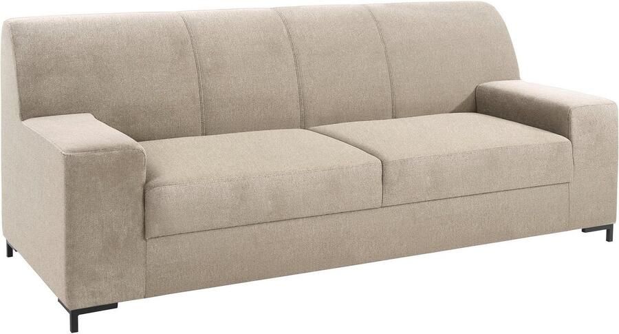DOMO collection 2-zitsbank Ledas kubisch en comfortabel platte armleuningen elegante voet - Foto 4