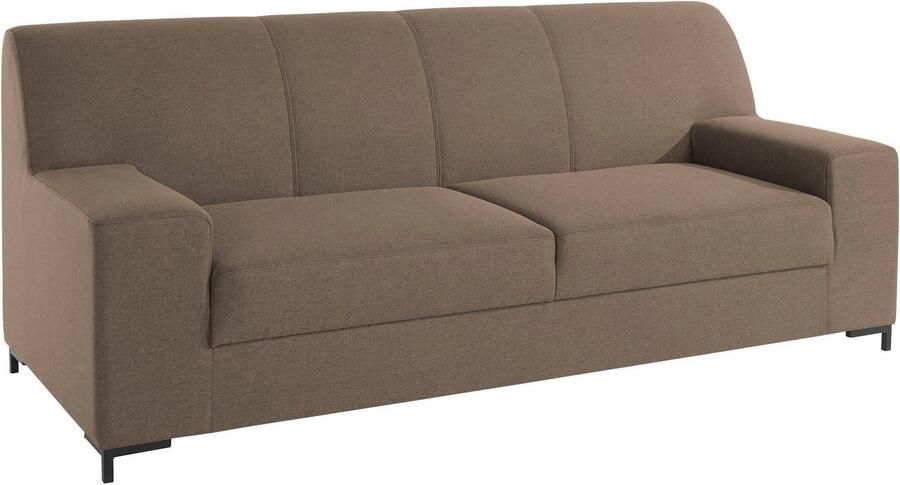 DOMO collection 2-zitsbank Ledas kubisch en comfortabel platte armleuningen elegante voet - Foto 4