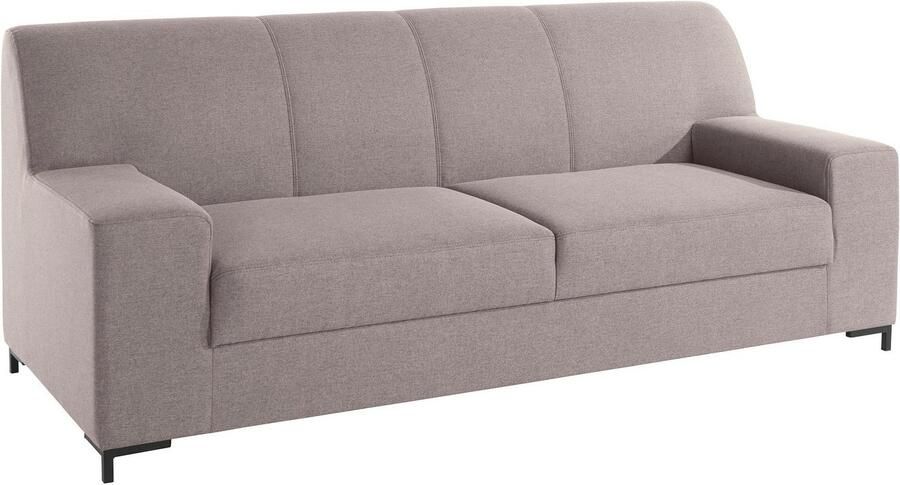 DOMO collection 2-zitsbank Ledas kubisch en comfortabel platte armleuningen elegante voet - Foto 4