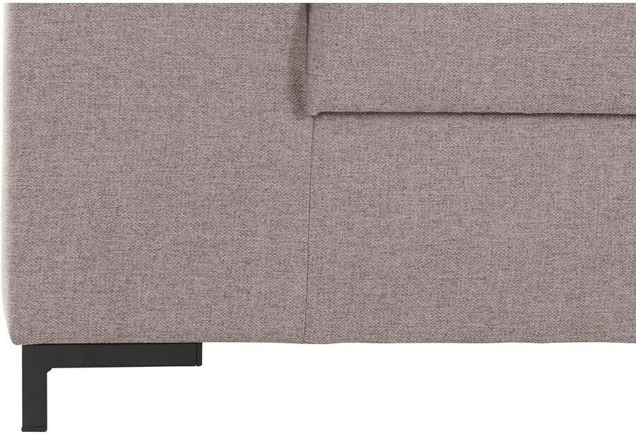 DOMO collection 2-zitsbank Ledas kubisch en comfortabel platte armleuningen elegante voet - Foto 2
