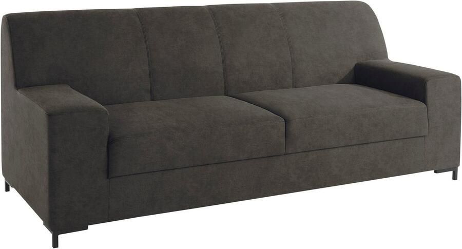DOMO collection 2-zitsbank Ledas kubisch en comfortabel platte armleuningen elegante voet - Foto 4