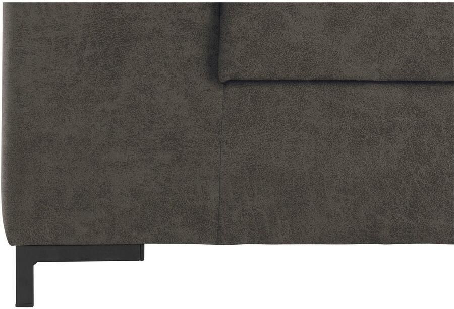 DOMO collection 2-zitsbank Ledas kubisch en comfortabel platte armleuningen elegante voet - Foto 2