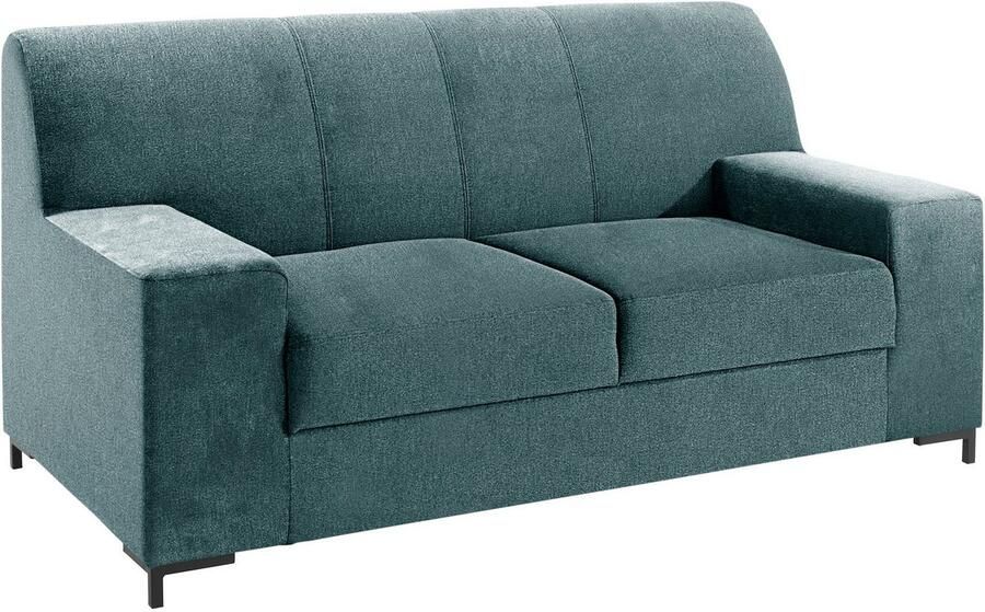 DOMO collection 2-zitsbank Ledas kubisch en comfortabel platte armleuningen elegante voet - Foto 5