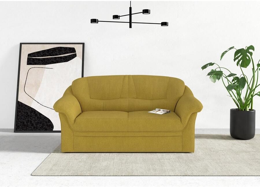 DOMO collection 2-zitsbank Montana voor kleine ruimtes breedte 146cm comfortabel en tijdloos - Foto 2