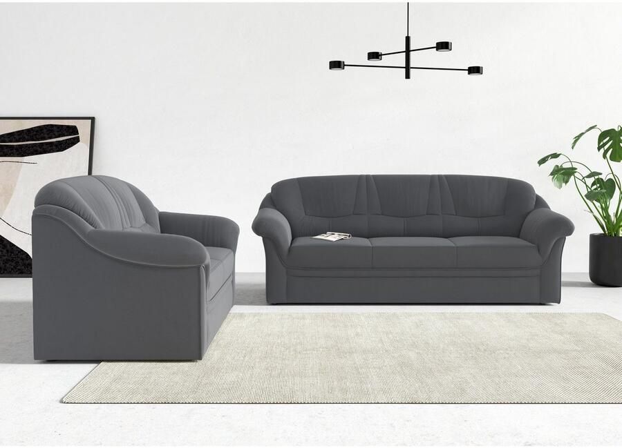 DOMO collection 2-zitsbank Montana voor kleine ruimtes breedte 146cm comfortabel en tijdloos