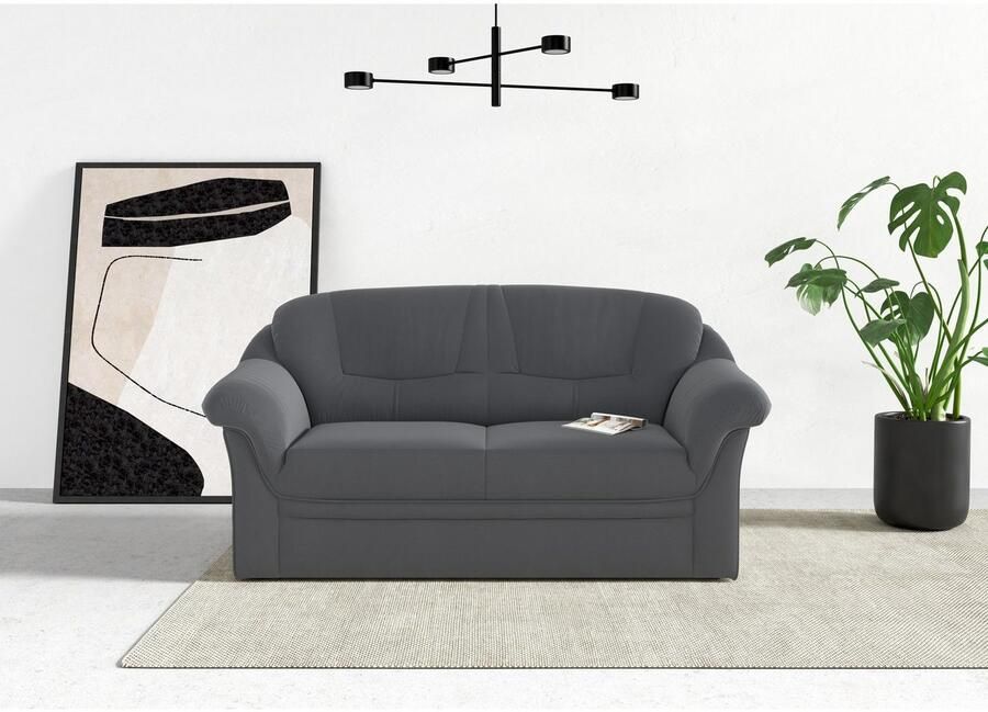 DOMO collection 2-zitsbank Montana voor kleine ruimtes breedte 146cm comfortabel en tijdloos - Foto 2