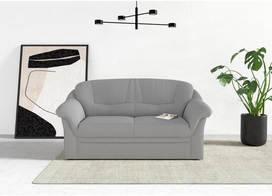 DOMO collection 2-zitsbank Montana voor kleine ruimtes breedte 146cm comfortabel en tijdloos - Foto 2