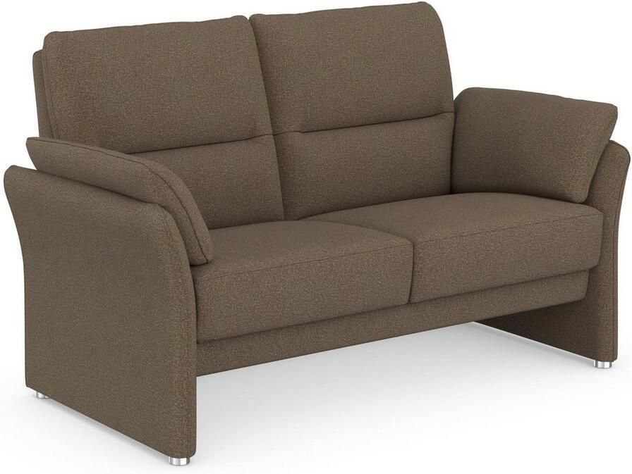 DOMO collection 2-zitsbank Pina smalle armleuningen met bonellvering compact & elegant