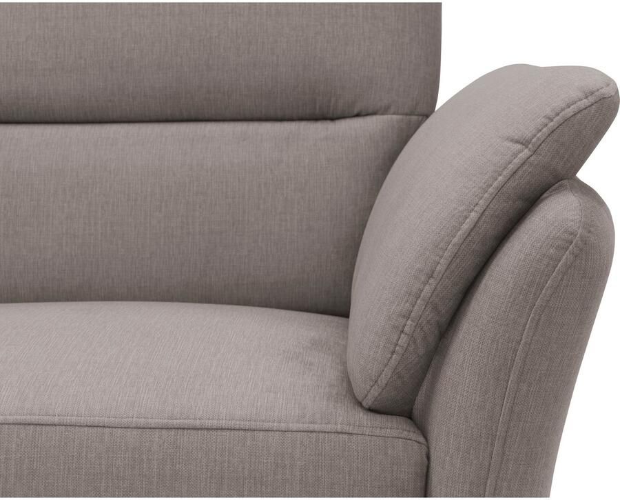 DOMO collection 2-zitsbank Pina smalle armleuningen met bonellvering compact & elegant - Foto 2