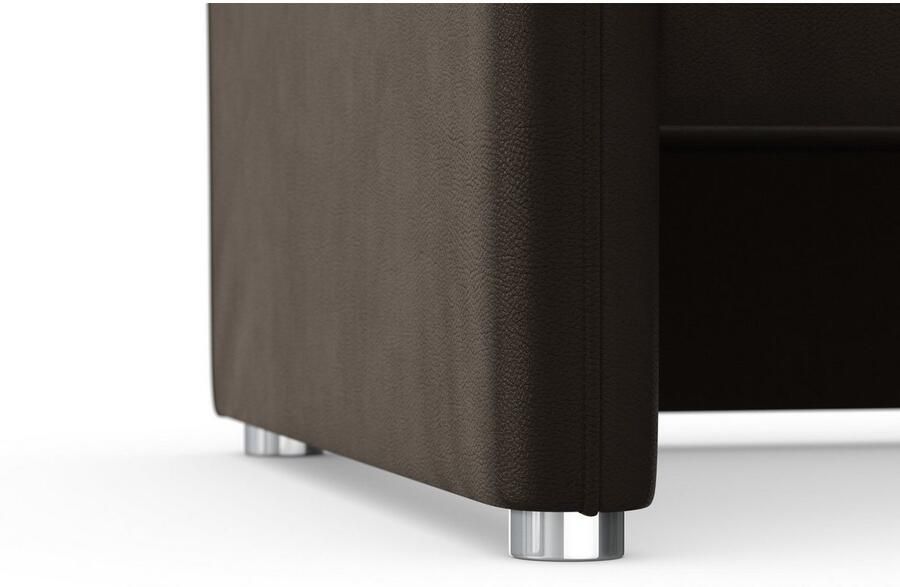 DOMO collection 2-zitsbank Pina smalle armleuningen met bonellvering compact & elegant - Foto 4