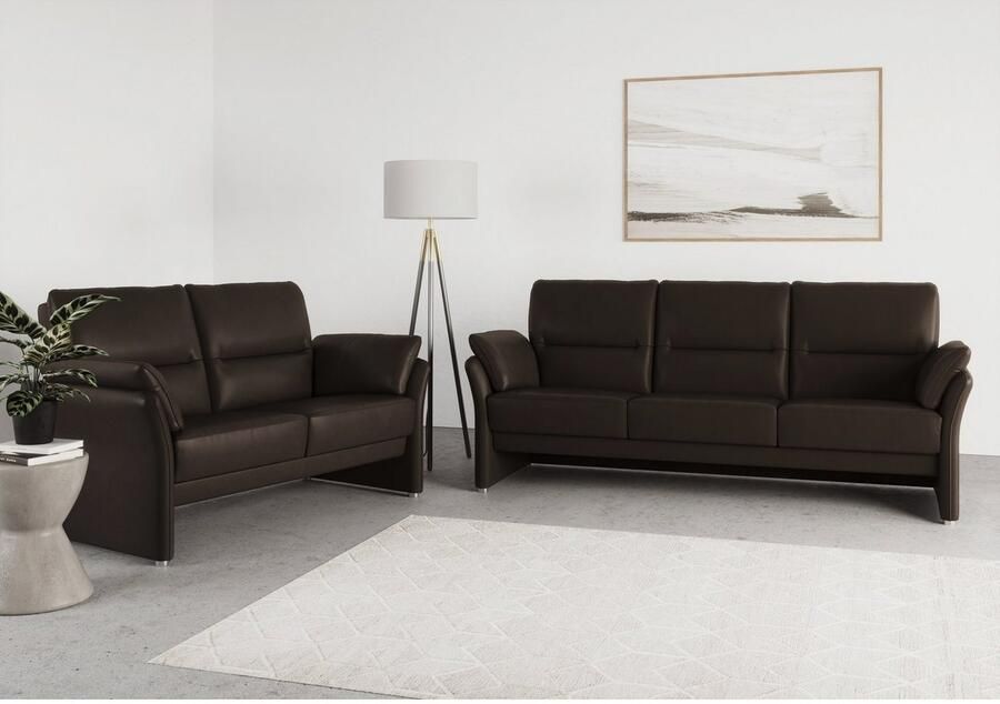 DOMO collection 2-zitsbank Pina smalle armleuningen met bonellvering compact & elegant - Foto 3