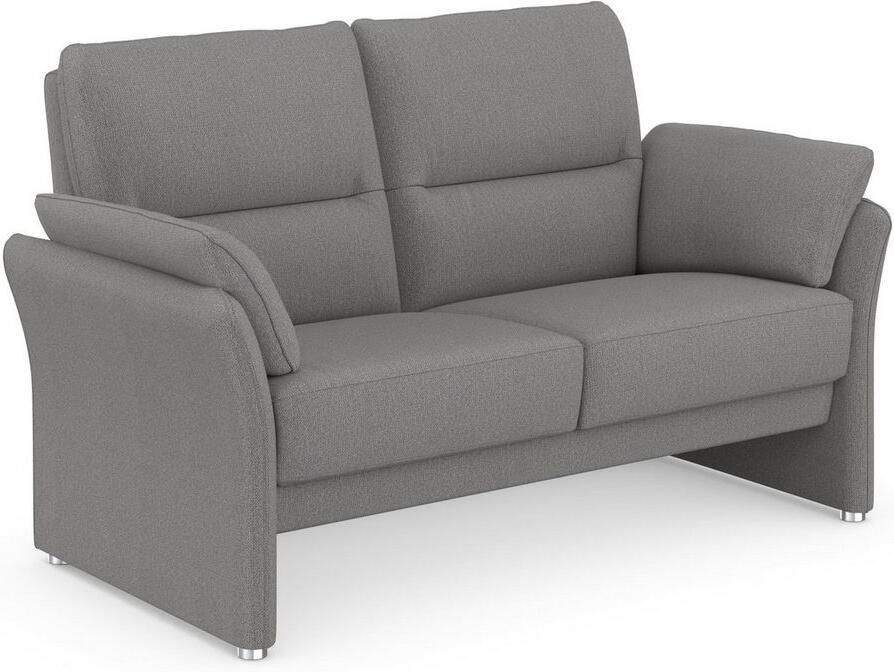 DOMO collection 2-zitsbank Pina smalle armleuningen met bonellvering compact & elegant