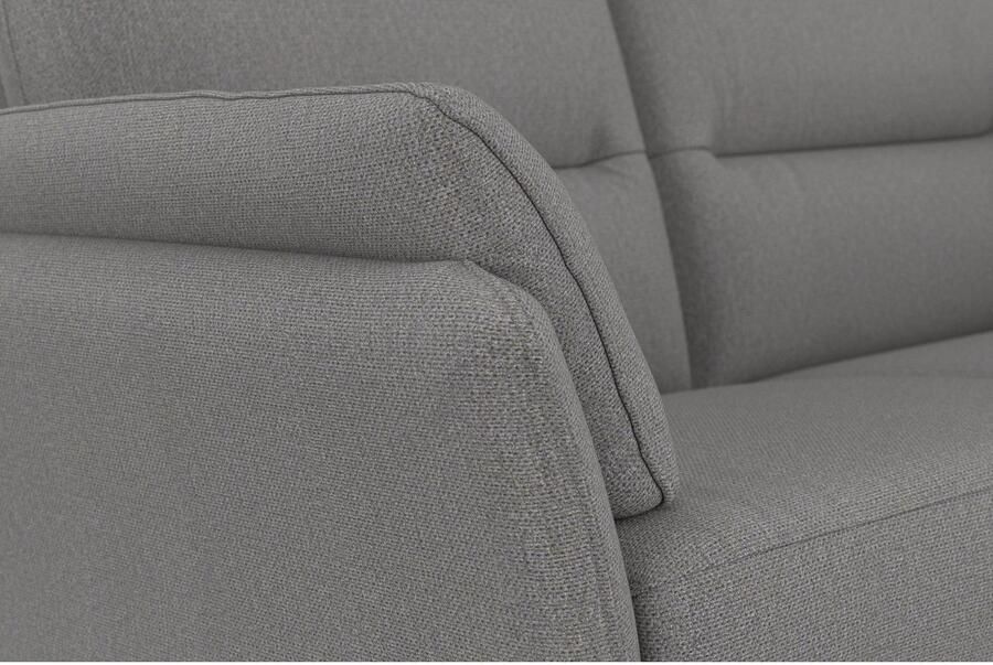 DOMO collection 2-zitsbank Pina smalle armleuningen met bonellvering compact & elegant - Foto 4