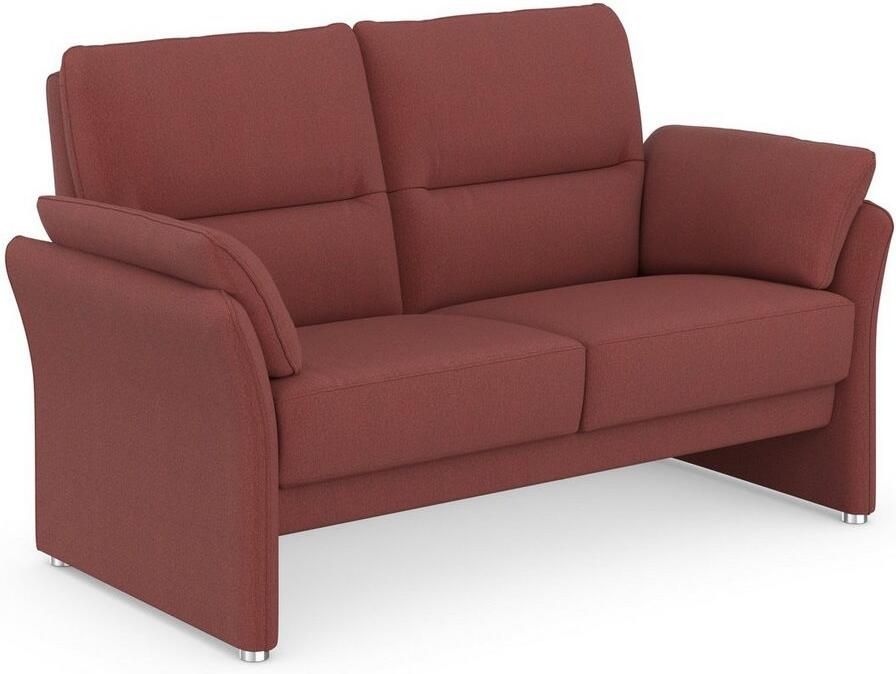 DOMO collection 2-zitsbank Pina smalle armleuningen met bonellvering compact & elegant