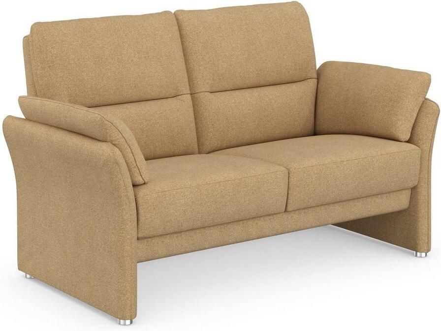 DOMO collection 2-zitsbank Pina smalle armleuningen met bonellvering compact & elegant