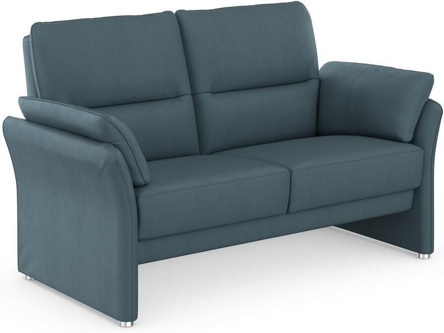 DOMO collection 2-zitsbank Pina smalle armleuningen met bonellvering compact & elegant