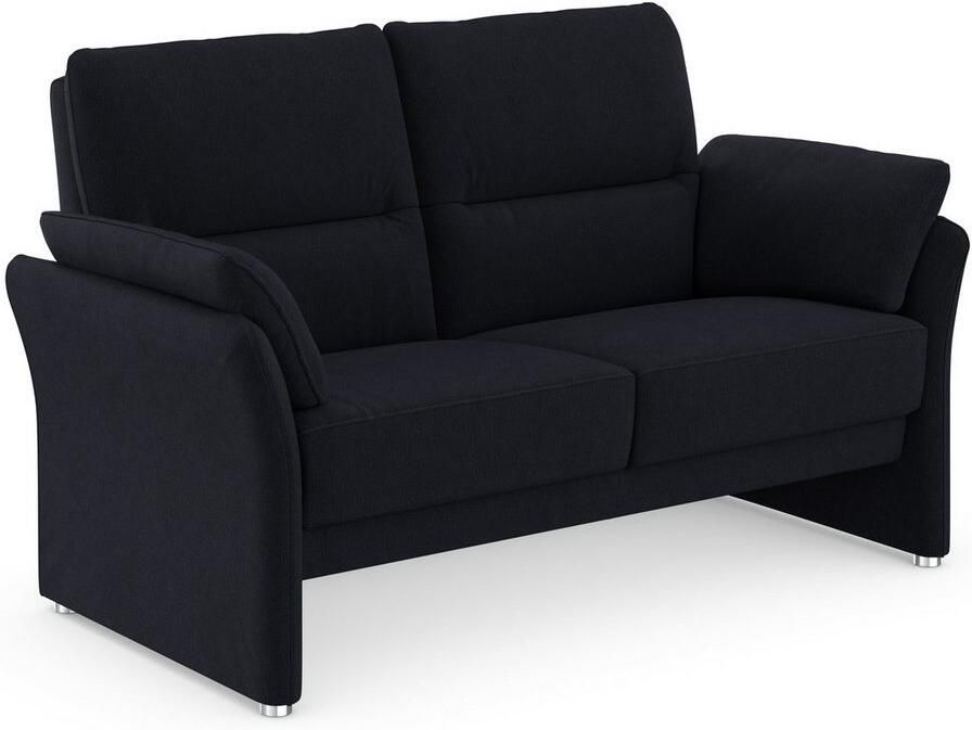 DOMO collection 2-zitsbank Pina smalle armleuningen met bonellvering compact & elegant