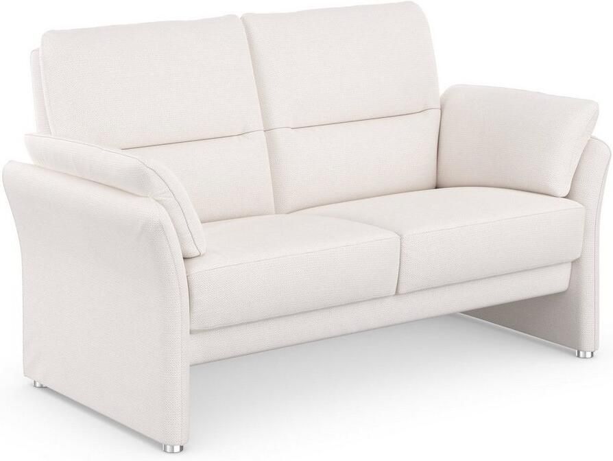 DOMO collection 2-zitsbank Pina smalle armleuningen met bonellvering compact & elegant