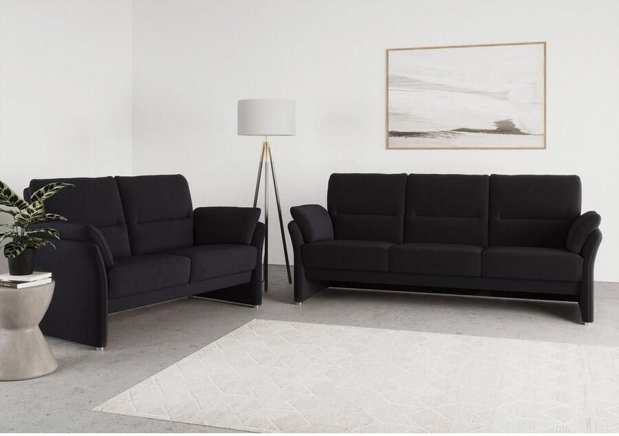 DOMO collection 2-zitsbank Pina smalle armleuningen met bonellvering compact & elegant - Foto 3