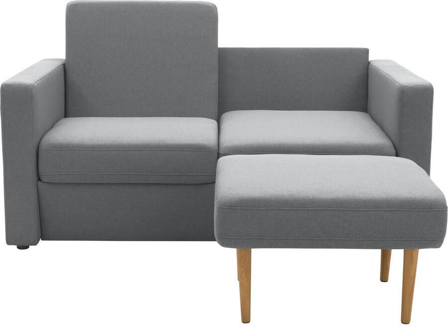 DOMO collection 2-zitsbank Slunce buitenruimtewonder 2-zits inclusief 2 hockers geschikt voor buiten - Foto 6