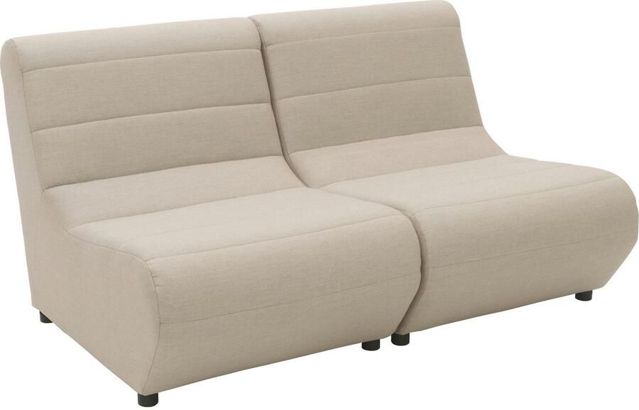 DOMO collection 2-zitsbank Soleil onderhoudsvriendelijke en weerbestendige bekleding Buiten bijzonder ontwerp en vormgeving individueel uitbreidbaar - Foto 2