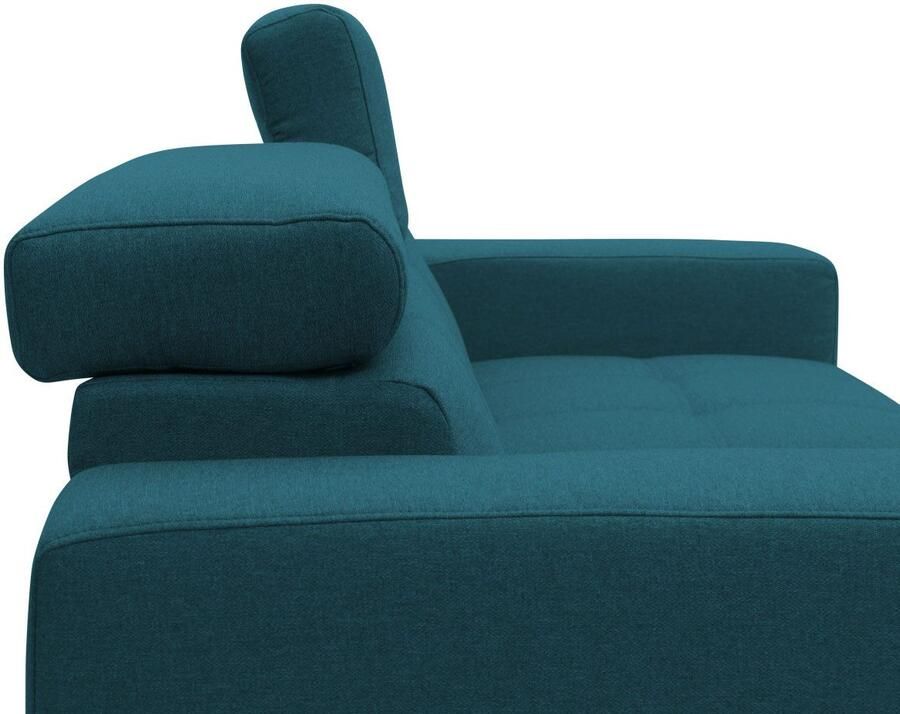 DOMO collection 2-zitsbank Trento met sledevoet of enkele voet keuze met hoofdeinde verstelbaar en in twee maten verkrijgbaar - Foto 5