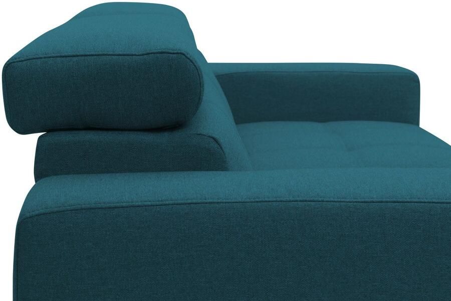 DOMO collection 2-zitsbank Trento met sledevoet of enkele voet keuze met hoofdeinde verstelbaar en in twee maten verkrijgbaar - Foto 7