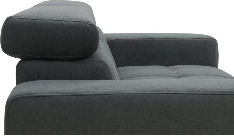 DOMO collection 2-zitsbank Trento met sledevoet of enkele voet keuze met hoofdeinde verstelbaar en in twee maten verkrijgbaar - Foto 9