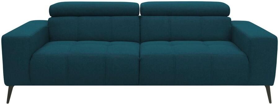 DOMO collection 2-zitsbank Trento met sledevoet of enkele voet keuze met hoofdeinde verstelbaar en in twee maten verkrijgbaar - Foto 10