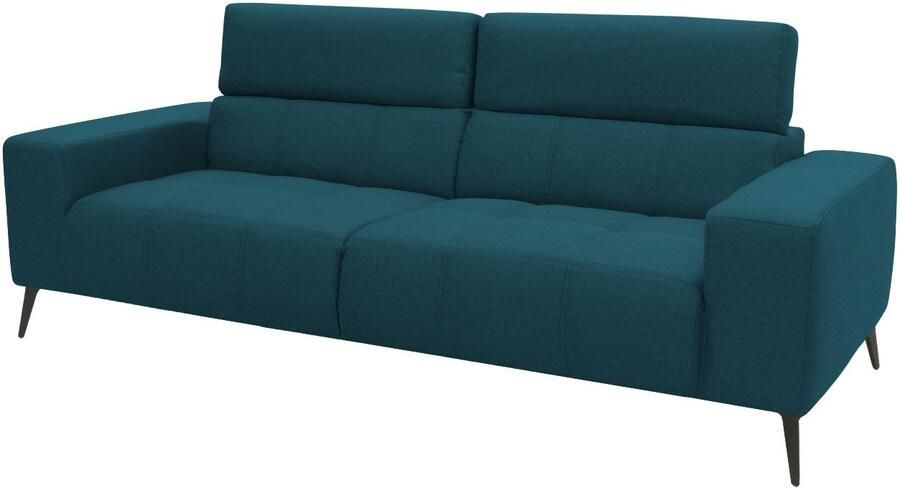 DOMO collection 2-zitsbank Trento met sledevoet of enkele voet keuze met hoofdeinde verstelbaar en in twee maten verkrijgbaar - Foto 8