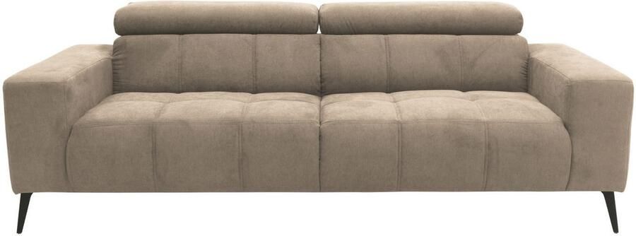 DOMO collection 2-zitsbank Trento met sledevoet of enkele voet keuze met hoofdeinde verstelbaar en in twee maten verkrijgbaar - Foto 11