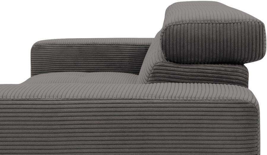 DOMO collection 2-zitsbank Trento met sledevoet of enkele voet keuze met hoofdeinde verstelbaar en in twee maten verkrijgbaar - Foto 7