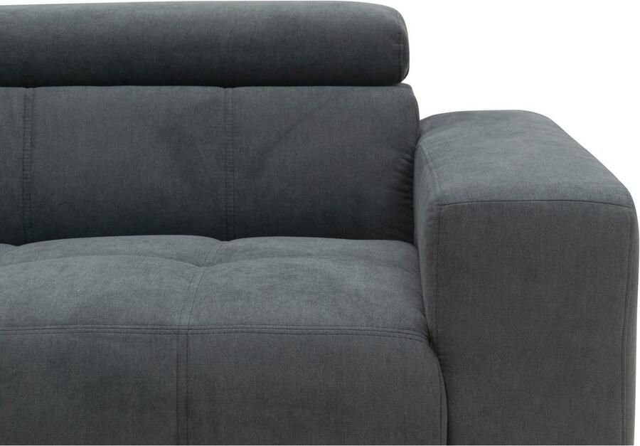 DOMO collection 2-zitsbank Trento met sledevoet of enkele voet keuze met hoofdeinde verstelbaar en in twee maten verkrijgbaar - Foto 6