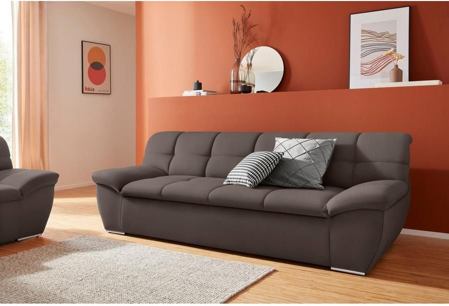 DOMO collection 3-zitsbank Lagoa moderne zittingstikking comfortabel en comfortabel - Foto 2