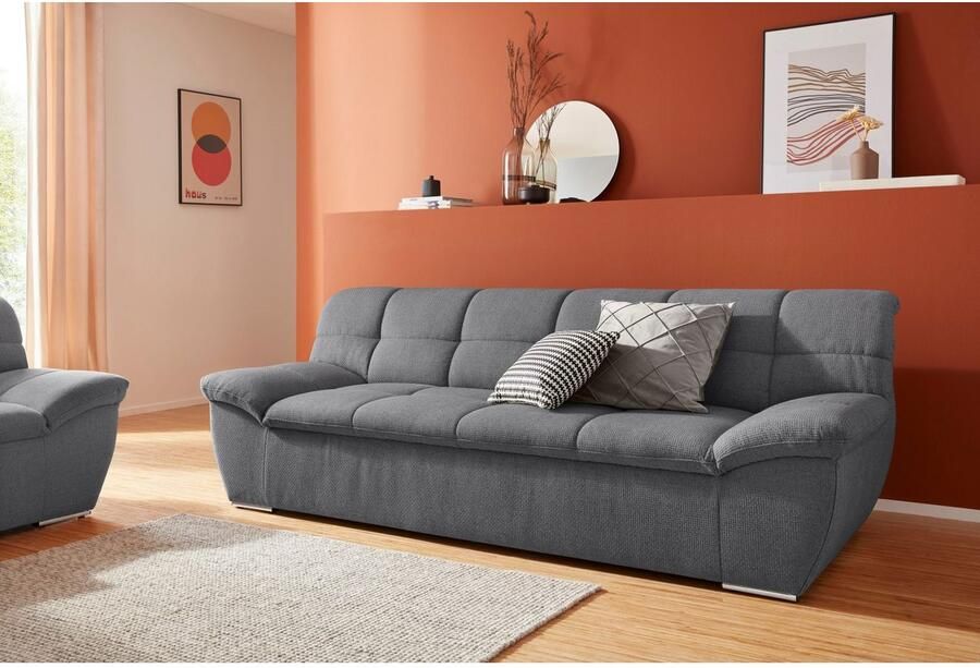 DOMO collection 3-zitsbank Lagoa moderne zittingstikking comfortabel en comfortabel - Foto 2