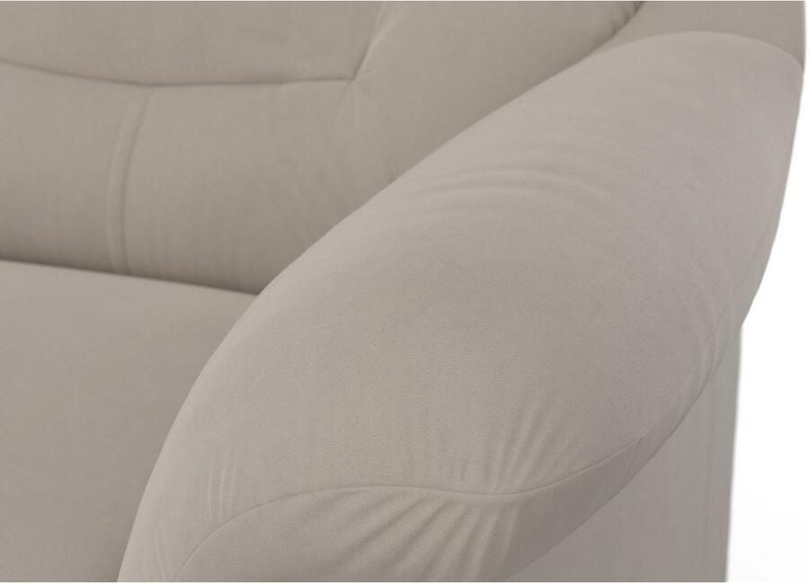 DOMO collection 3-zitsbank Montana voor kleine ruimtes breedte 184cm comfortabel en tijdloos