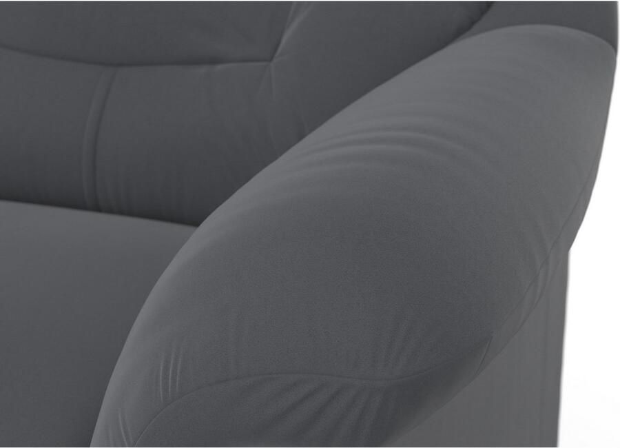 DOMO collection 3-zitsbank Montana voor kleine ruimtes breedte 184cm comfortabel en tijdloos