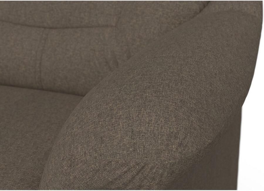 DOMO collection 3-zitsbank Montana voor kleine ruimtes breedte 184cm comfortabel en tijdloos