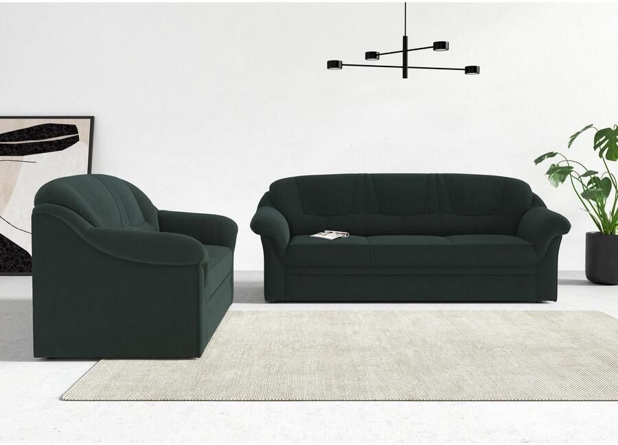 DOMO collection 2-zitsbank Montana voor kleine ruimtes breedte 146cm comfortabel en tijdloos