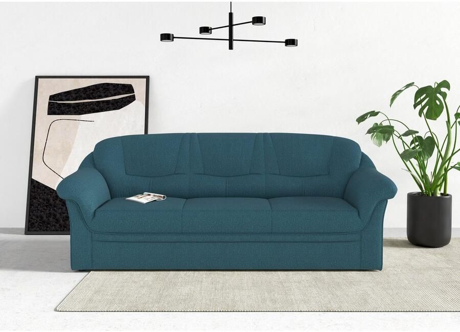 DOMO collection 3-zitsbank Montana voor kleine ruimtes breedte 184cm comfortabel en tijdloos - Foto 4