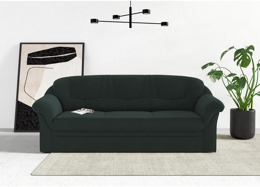 DOMO collection 3-zitsbank Montana voor kleine ruimtes breedte 184cm comfortabel en tijdloos - Foto 3